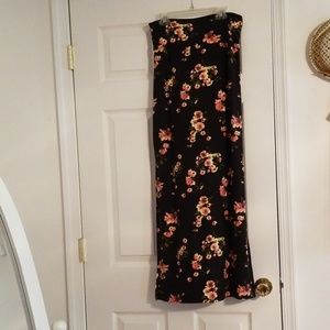 Floral maxi skirt